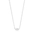 Silver Sparkle Emblem Chain Necklace